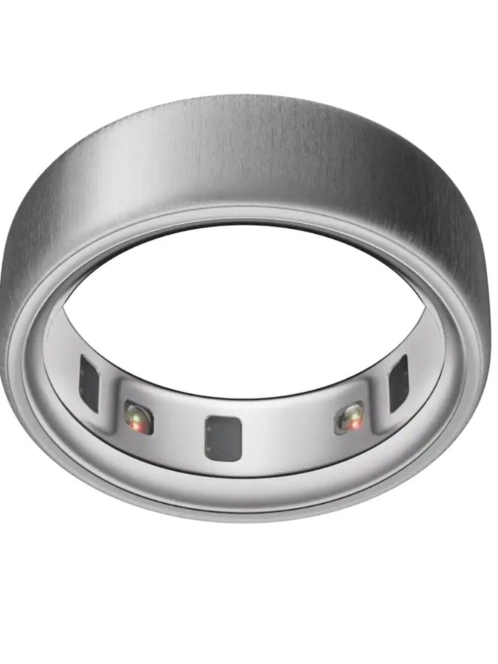 Oura Ring 4 Brushed Silver Size 7